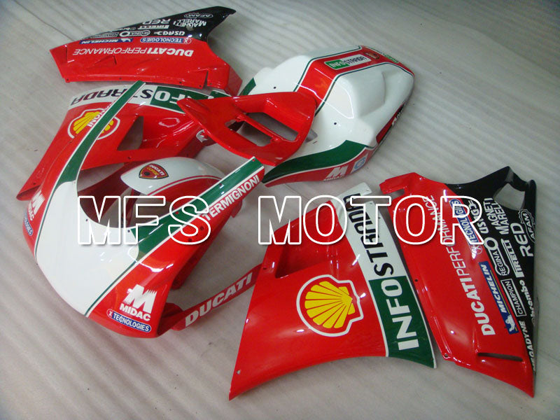 Ducati 748 / 998 / 996 1994-2002 Injection ABS Fairing - INFO STRADA - Red - MFS3908 - Fairings Kit