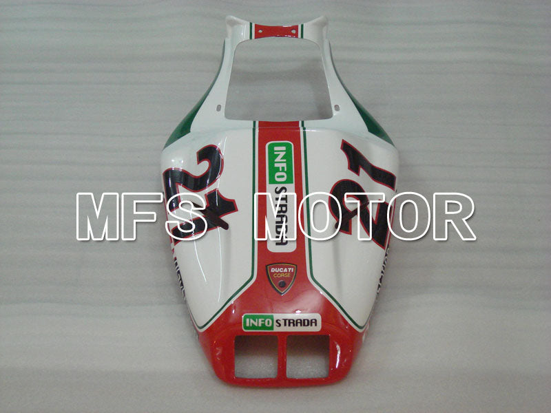 Ducati 748 / 998 / 996 1994-2002 Injection ABS Fairing - INFO STRADA - Red - MFS3915 - Fairings Kit