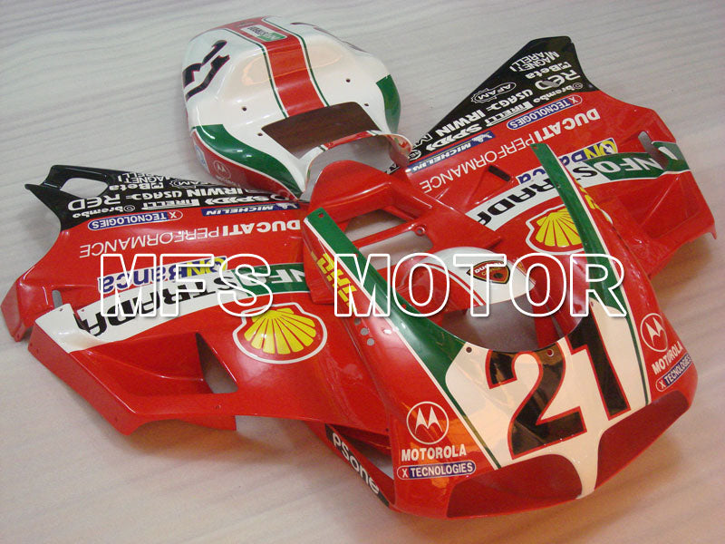 Ducati 748 / 998 / 996 1994-2002 Injection ABS Fairing - INFO STRADA - Red - MFS3915 - Fairings Kit
