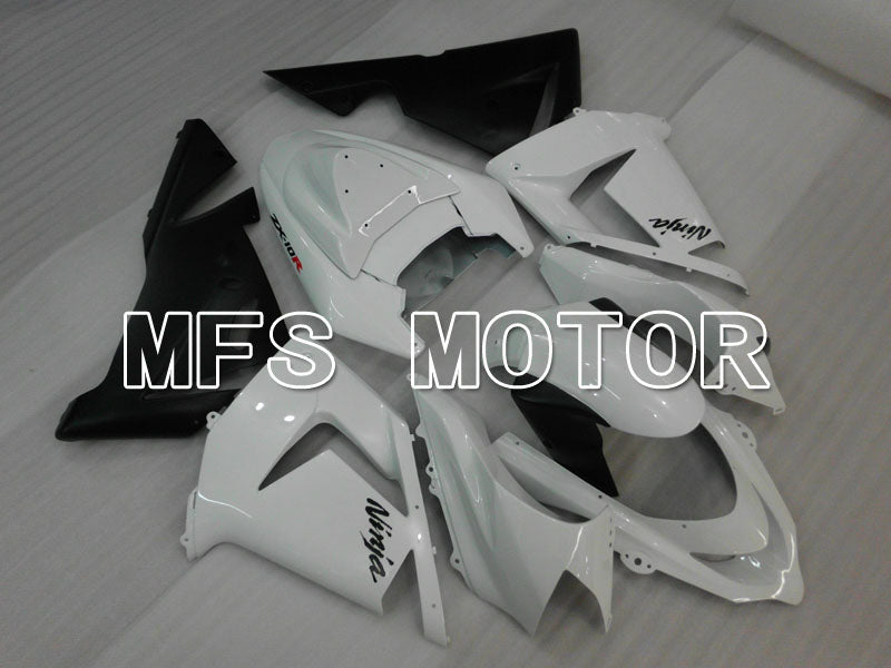 Kawasaki NINJA ZX10R 2004-2005 Injection ABS Fairing - Factory Style - Black White - MFS3945 - Fairings Kit