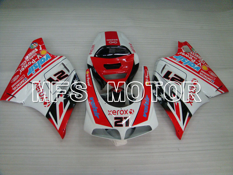 Ducati 748 / 998 / 996 1994-2002 Injection ABS Fairing - Xerox - Red White - MFS3946 - Fairings Kit