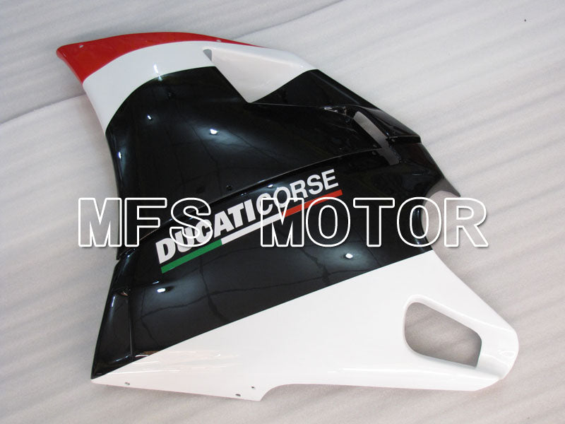 Ducati 748 / 998 / 996 1994-2002 Injection ABS Fairing - Factory Style - Black Red - MFS3953 - Fairings Kit