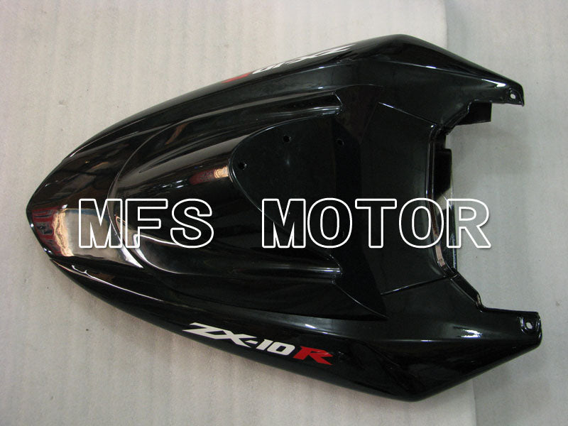Kawasaki NINJA ZX10R 2004-2005 Injection ABS Fairing - Flame - Black Red - MFS3961 - Fairings Kit