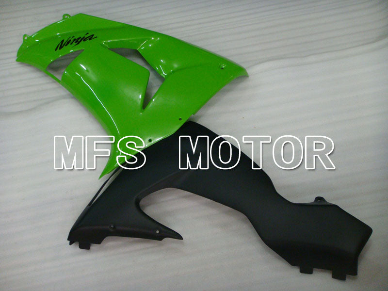 Kawasaki NINJA ZX10R 2006-2007 Injection ABS Fairing - Factory Style - Black Green - MFS3995 - Fairings Kit