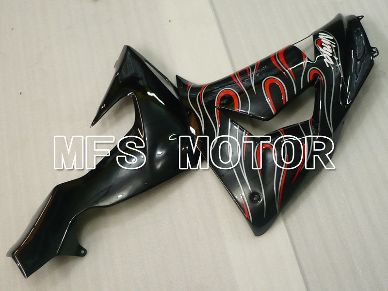 Kawasaki NINJA ZX10R 2006-2007 Injection ABS Fairing - Flame - Black - MFS3999 - Fairings Kit