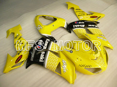 Kawasaki NINJA ZX10R 2006-2007 Injection ABS Fairing - Factory Style - Black Yellow - MFS4017 - Fairings Kit