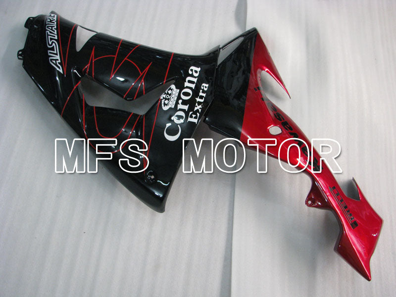 Kawasaki NINJA ZX10R 2006-2007 Injection ABS Fairing - Corona - Black Red - MFS4023 - Fairings Kit