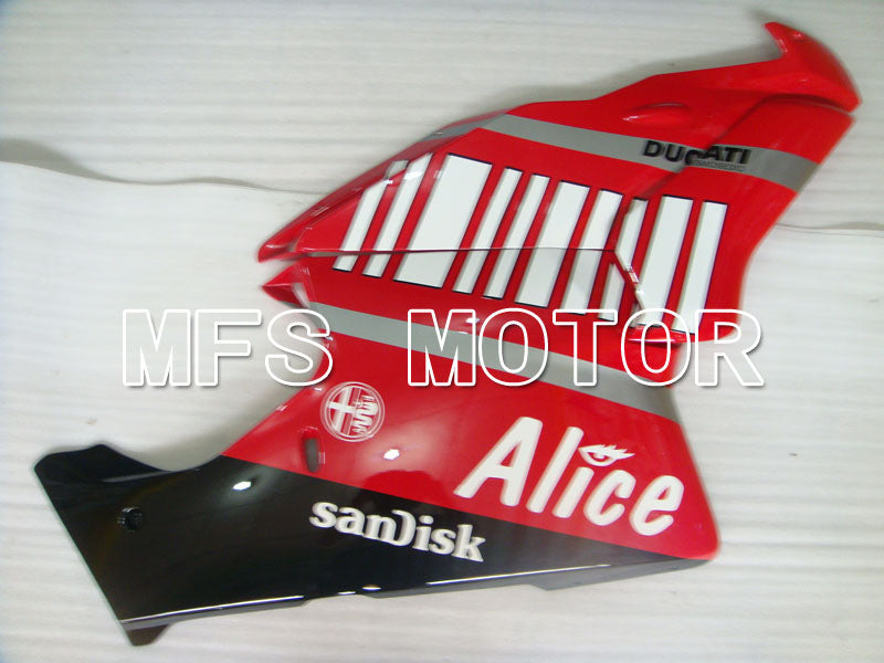 Ducati 749 / 999 2005-2006 Injection ABS Fairing - Alice - Red White - MFS4042 - Fairings Kit