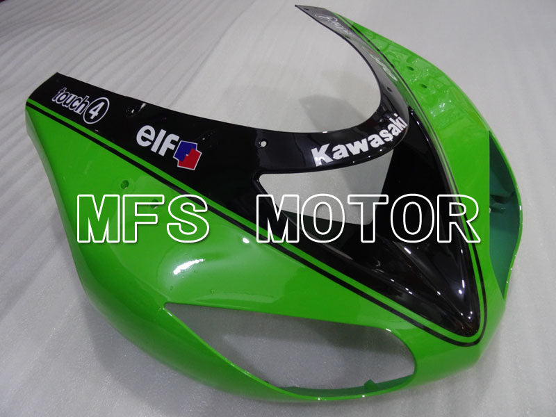 Kawasaki NINJA ZX10R 2006-2007 Injection ABS Fairing - Monster - Black Green - MFS4034 - Fairings Kit