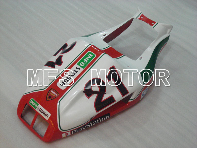 Ducati 916 1994-1998 Injection ABS Fairing - INFO STRADA - Red - MFS4043 - Fairings Kit