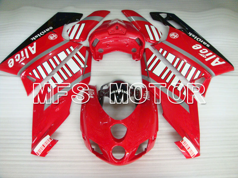 Ducati 749 / 999 2005-2006 Injection ABS Fairing - Alice - Red White - MFS4046 - Fairings Kit
