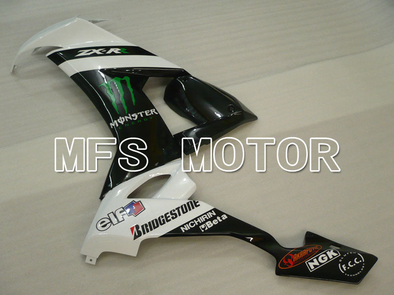 Kawasaki NINJA ZX10R 2008-2010 Injection ABS Fairing - Monster - Black White - MFS4048 - Fairings Kit