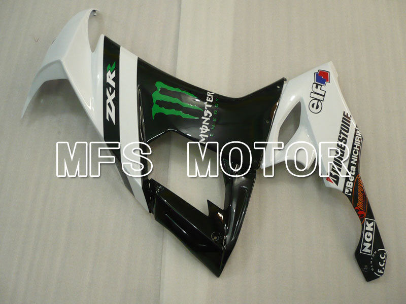 Kawasaki NINJA ZX10R 2008-2010 Injection ABS Fairing - Monster - Black White - MFS4048 - Fairings Kit