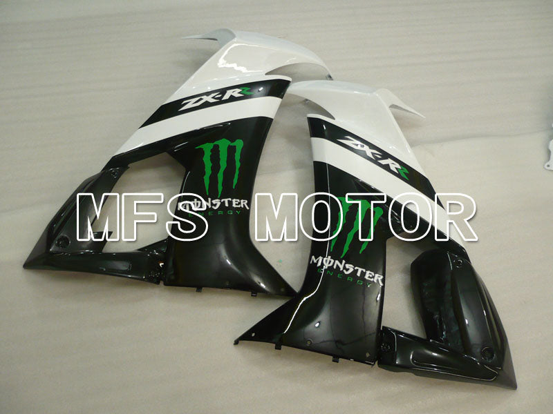 Kawasaki NINJA ZX10R 2008-2010 Injection ABS Fairing - Monster - Black White - MFS4048 - Fairings Kit