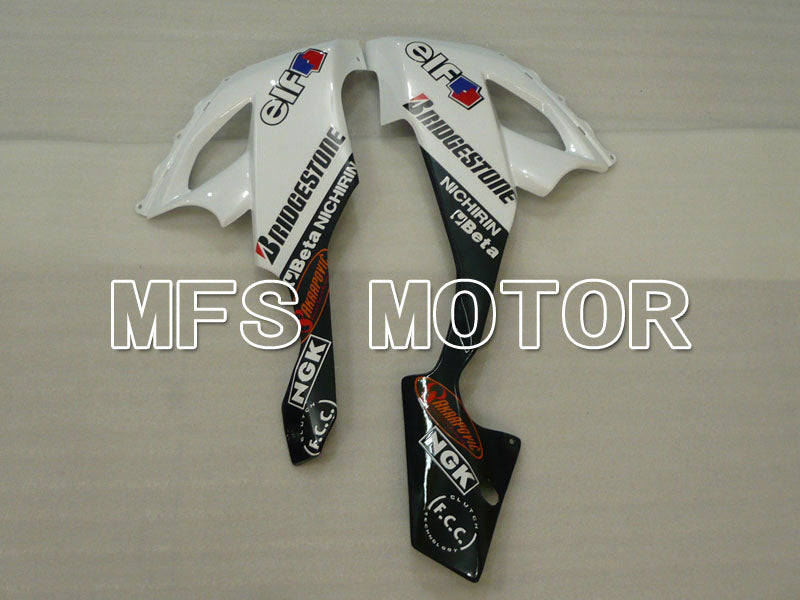 Kawasaki NINJA ZX10R 2008-2010 Injection ABS Fairing - Monster - Black White - MFS4048 - Fairings Kit