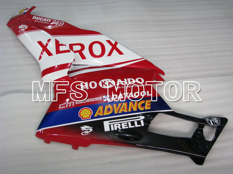 Ducati 749 / 999 2005-2006 Injection ABS Fairing - Xerox - Red White - MFS4056 - Fairings Kit