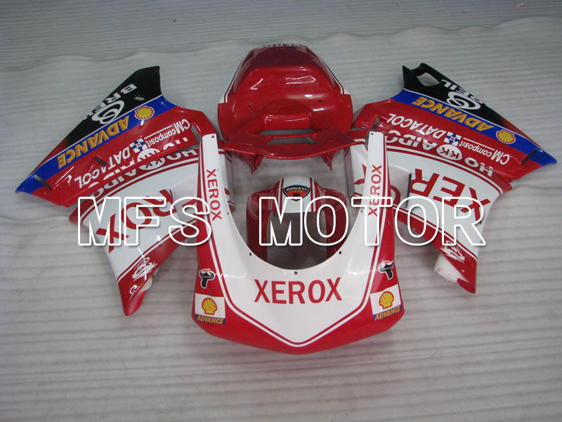 Ducati 916 1994-1998 Injection ABS Fairing - Xerox - Red White - MFS4063 - Fairings Kit