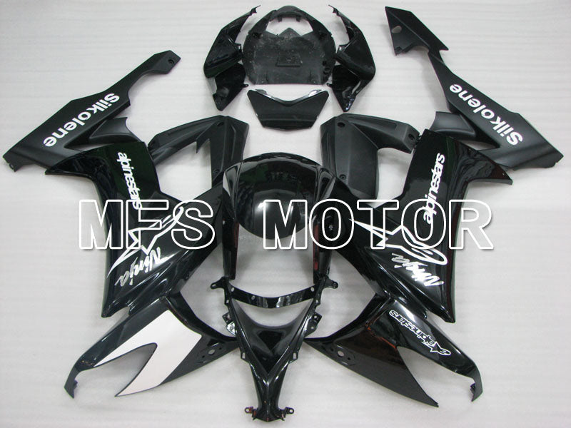 Kawasaki NINJA ZX10R 2008-2010 Injection ABS Fairing - Factory Style - Black - MFS4073 - Fairings Kit