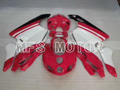 Ducati 749 / 999 2005-2006 Injection ABS Fairing - Factory Style - Red White - MFS4076 - Fairings Kit