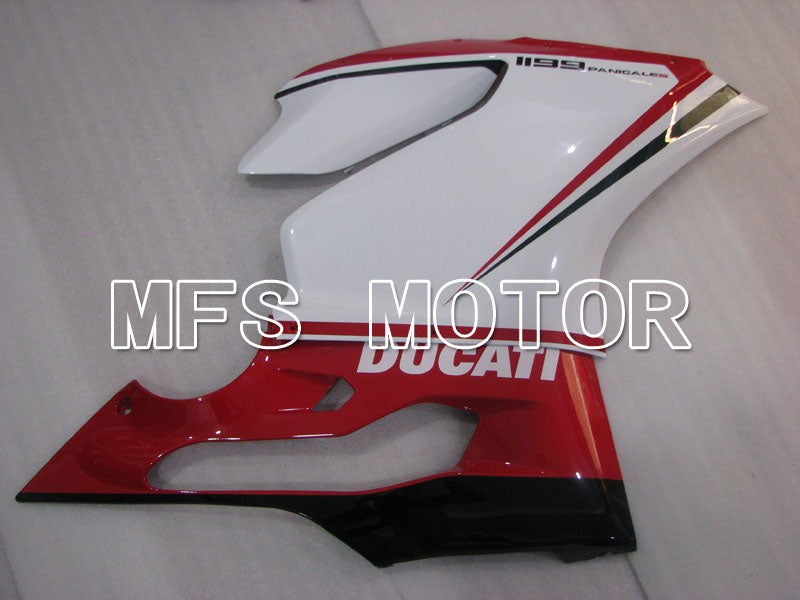 Ducati 1199 2011-2014 Injection ABS Fairing - Factory Style - Red White - MFS4094 - Fairings Kit