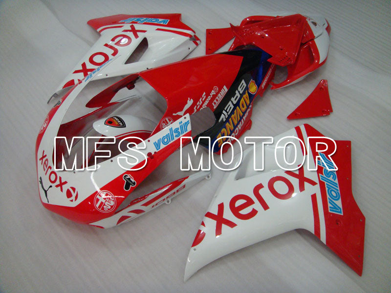 Ducati 848 / 1098 / 1198 2007-2011 Injection ABS Fairing - Xerox - Red White - MFS4099 - Fairings Kit