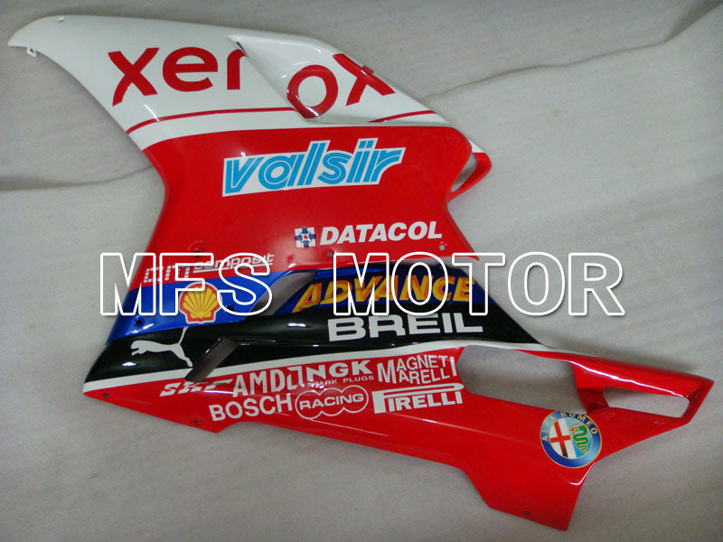 Ducati 848 / 1098 / 1198 2007-2011 Injection ABS Fairing - Xerox - Red White - MFS4106 - Fairings Kit