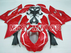 Ducati 1199 2011-2014 Injection ABS Fairing - Factory Style - Red - MFS4114 - Fairings Kit