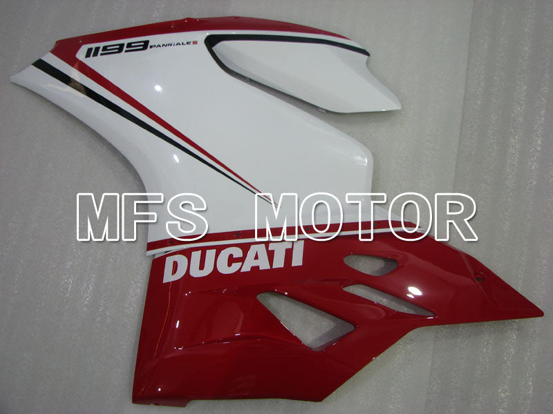 Ducati 1199 2011-2014 Injection ABS Fairing - Factory Style - Red White - MFS4117 - Fairings Kit