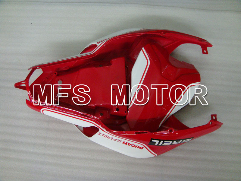 Ducati 848 / 1098 / 1198 2007-2011 Injection ABS Fairing - INFO STRADA - Red White - MFS4123 - Fairings Kit