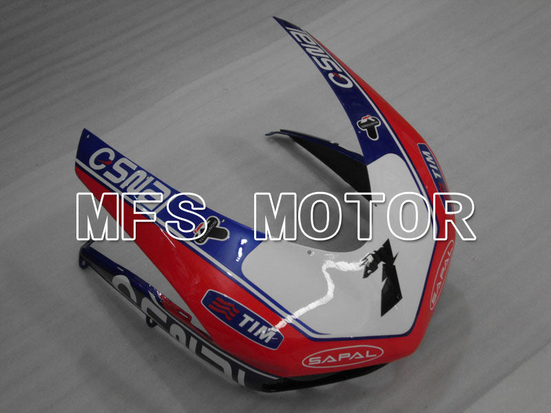 Ducati 848 / 1098 / 1198 2007-2011 Injection ABS Fairing - Unibat - Pink White - MFS4130 - Fairings Kit
