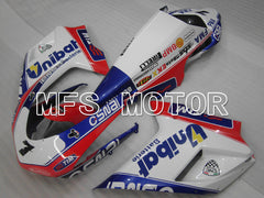 Ducati 848 / 1098 / 1198 2007-2011 Injection ABS Fairing - Unibat - Pink White - MFS4130 - Fairings Kit