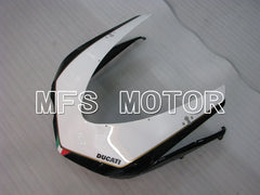 Ducati 848 / 1098 / 1198 2007-2011 Injection ABS Fairing - Factory Style - Black White - MFS4142 - Fairings Kit