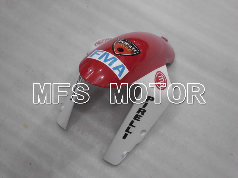 Ducati 848 / 1098 / 1198 2007-2011 Injection ABS Fairing - Unibat - Red White - MFS4145 - Fairings Kit