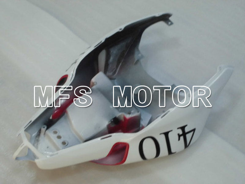 Ducati 848 / 1098 / 1198 2007-2011 Injection ABS Fairing - Factory Style - Red wine color White - MFS4148 - Fairings Kit
