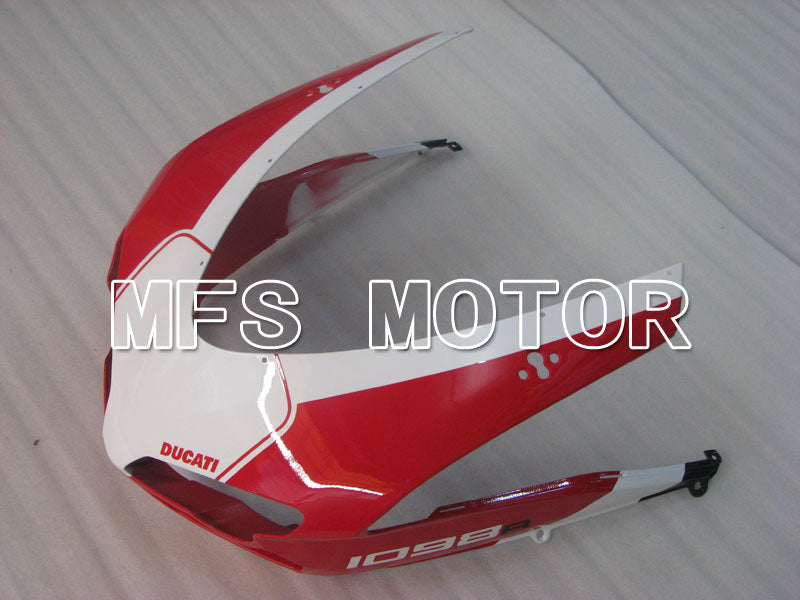 Ducati 848 / 1098 / 1198 2007-2011 Injection ABS Fairing - Factory Style - Black Red - MFS4152 - Fairings Kit