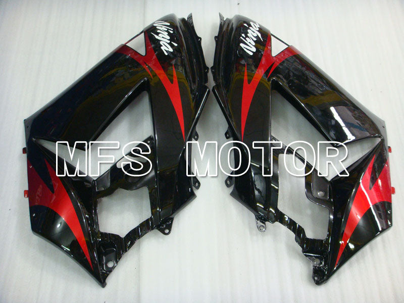 Kawasaki NINJA ZX14R 2006-2011 Injection ABS Fairing - Factory Style - Black Red wine color - MFS4161 - Fairings Kit