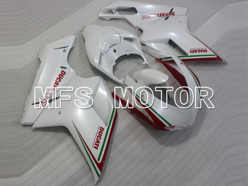 Ducati 848 / 1098 / 1198 2007-2011 Injection ABS Fairing - Factory Style - Red White - MFS4162 - Fairings Kit