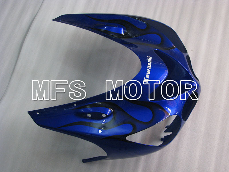 Kawasaki NINJA ZX14R 2006-2011 Injection ABS Fairing - Flame - Black Blue - MFS4164 - Fairings Kit