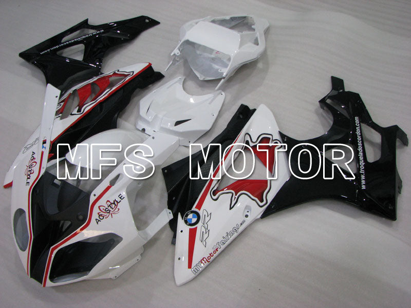 BMW S1000RR 2009-2014 Injection ABS Fairing - Factory Style - Black White - MFS4165 - Fairings Kit
