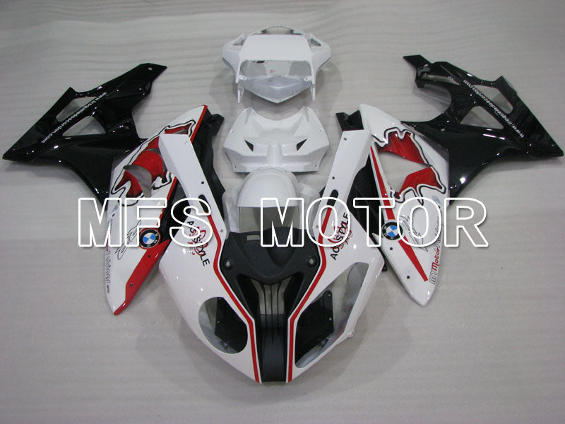 BMW S1000RR 2009-2014 Injection ABS Fairing - Factory Style - Black White - MFS4165 - Fairings Kit