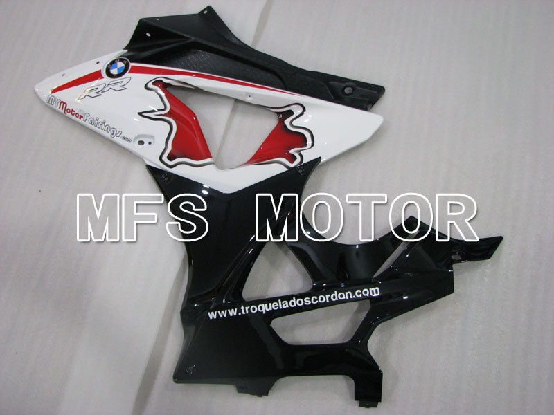 BMW S1000RR 2009-2014 Injection ABS Fairing - Factory Style - Black White - MFS4165 - Fairings Kit