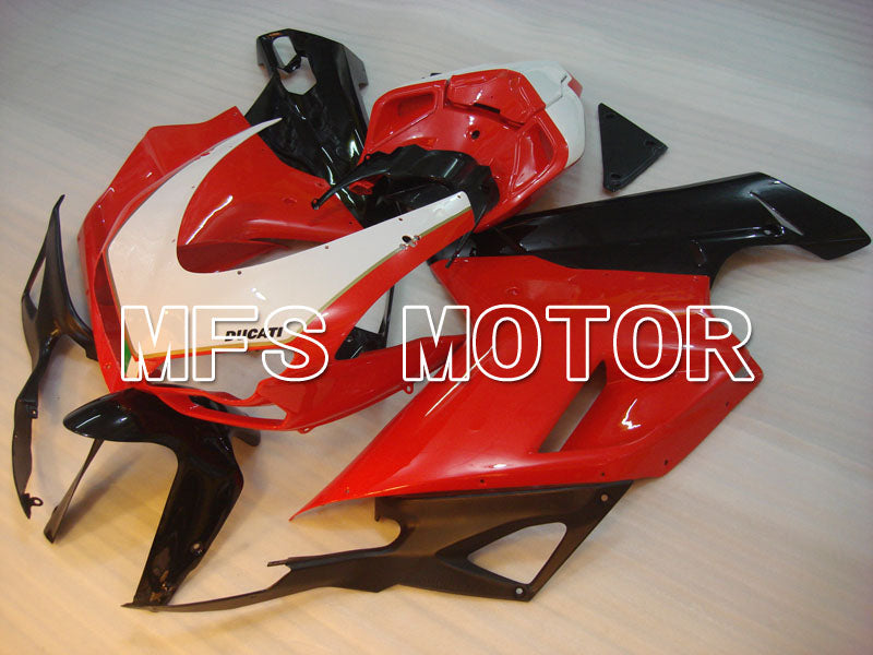 Ducati 848 / 1098 / 1198 2007-2011 Injection ABS Fairing - Factory Style - Red White - MFS4177 - Fairings Kit
