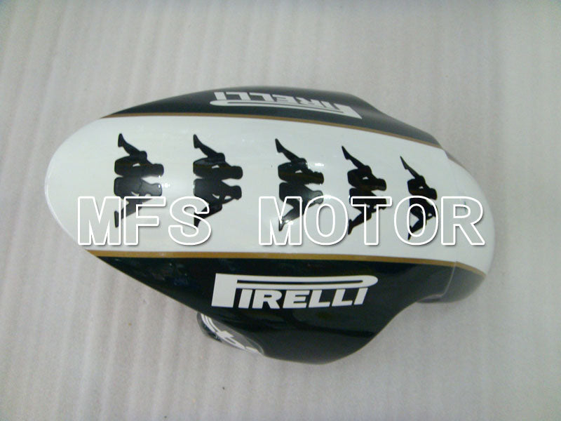 Triumph Daytona 675 2006-2008 Injection ABS Fairing - parkingo - Black White - MFS4191 - Fairings Kit
