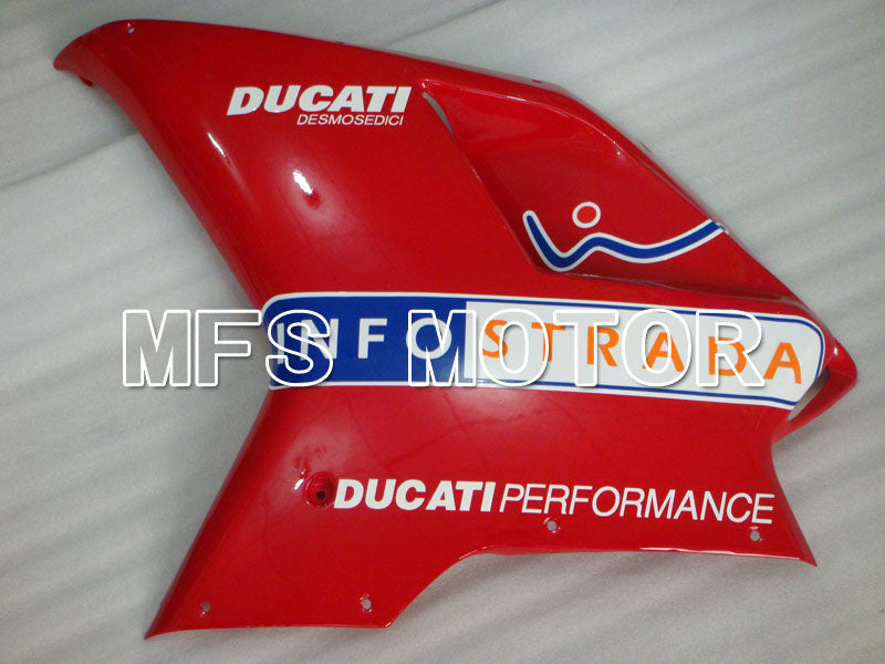 Ducati 848 / 1098 / 1198 2007-2011 Injection ABS Fairing - INFO STRADA - Red White - MFS4193 - Fairings Kit