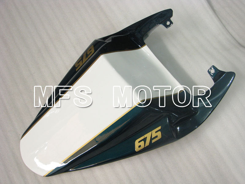 Triumph Daytona 675 2006-2008 Injection ABS Fairing - Factory Style - Black White - MFS4196 - Fairings Kit