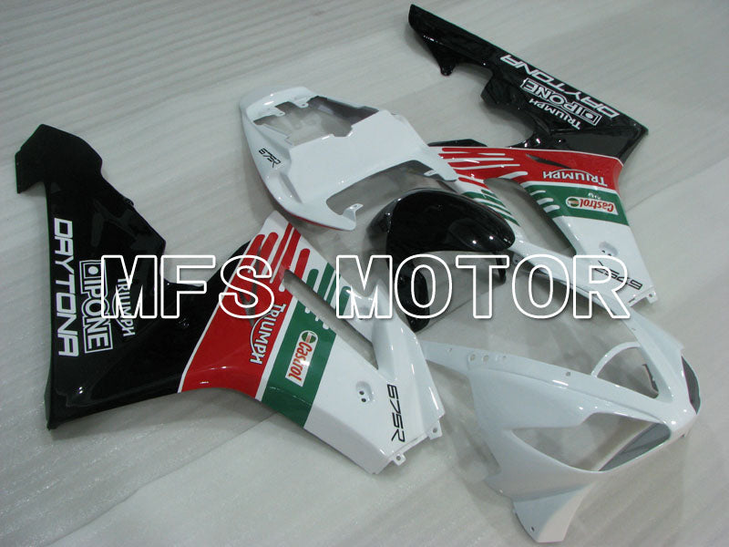 Triumph Daytona 675 2006-2008 Injection ABS Fairing - Castrol - Red White Green - MFS4201 - Fairings Kit