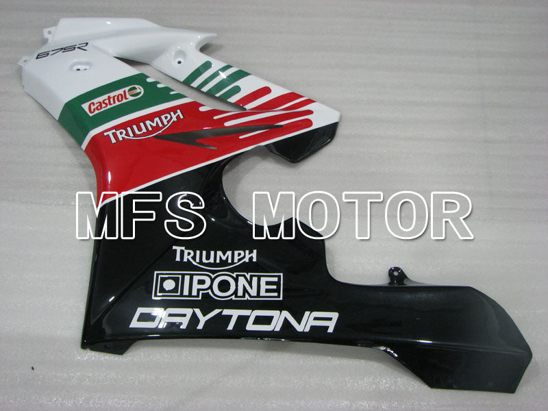 Triumph Daytona 675 2006-2008 Injection ABS Fairing - Castrol - Red White Green - MFS4201 - Fairings Kit