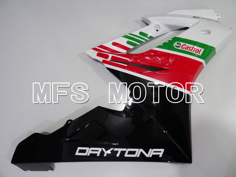 Triumph Daytona 675 2009-2012 Injection ABS Fairing - Castrol - Red Green White - MFS4224 - Fairings Kit
