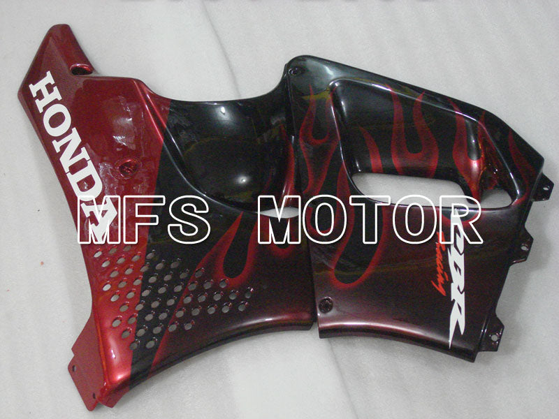 Honda CBR900RR 893 1992-1993 ABS Fairing - Flame - Black Red wine color - MFS4234 - Fairings Kit