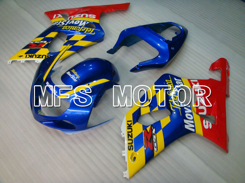 Suzuki GSXR1000 2000-2002 Injection ABS Fairing - Movistar - Blue Yellow - MFS4257 - Fairings Kit